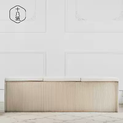 Eighteen paper folding stools Creative telescopic paper stools Simple low stools Household simple space-saving multi-person long stools