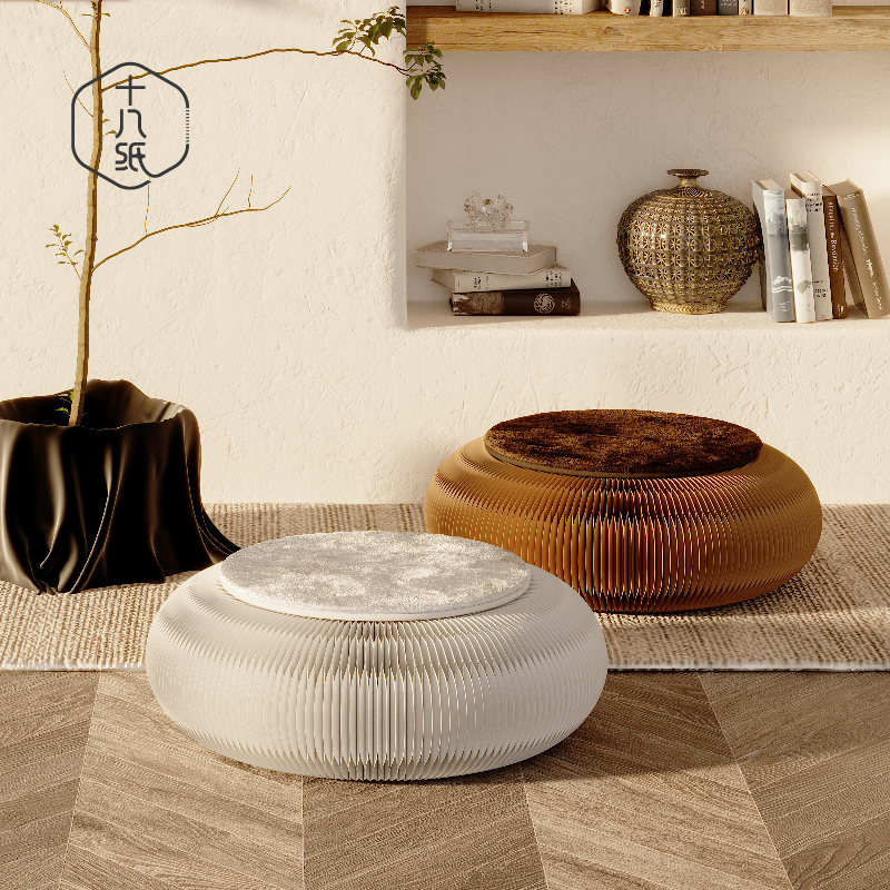 Eighteen paper low stool small stool home folding Japanese-style organ furniture small futon bay window stool home folding stool