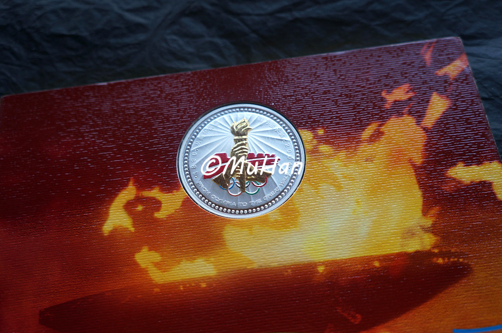 From Olympia to the Great Wall Commemorative Silver Medal Commemorative Medal Certificate