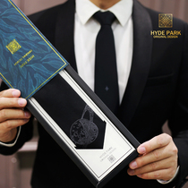 Hyde Park Planet original Korean version of business marriage groom groom best man companion gift box black men tie