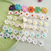 Color petal lace accessories water soluble lace handmade diy ingredients clothes hat decoration cloth flower decoration
