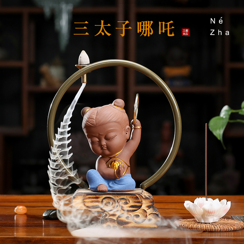 Great number of tea spotting pieces boutique Nourishing Purple Sand Domestic Tea Dao Tea Fun Tea Accessories Triple Taiko, which Nacha creative characters