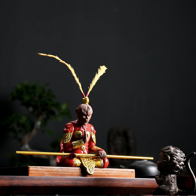 Wukong fu piece of purple sand tea tea ceremony of the tea ceremony of the tea ceremony of the tea ceremony of the Buddha tea table