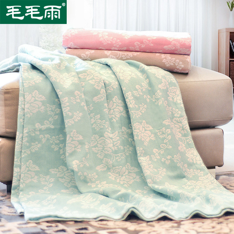 Gauze wool towels quilts by air conditioning Summer cool by double thin Cotton Blanket Bed couch Sofa Cover Blanket Summer Adults