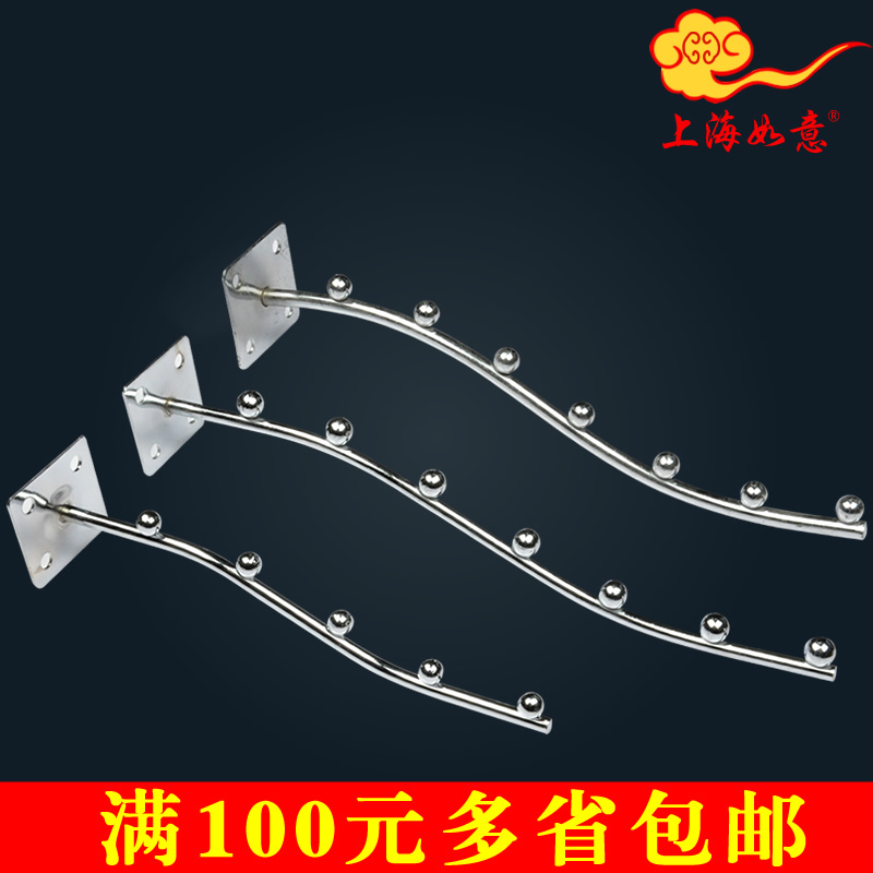 Upper Wall Hook 5 beads 7 strain clothing Shop Clothing Hook Ornament Hook Pi Hair Galvanized Ornament Display Rack Hook