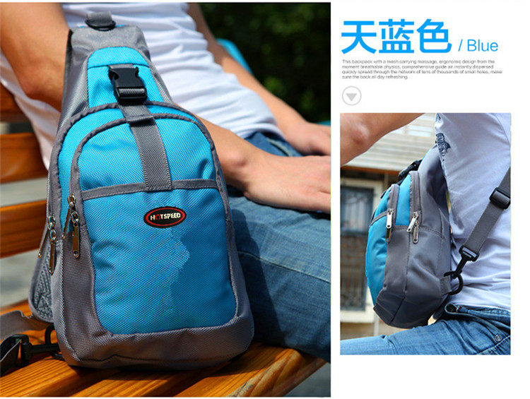 2015 nam nữ mới thể thao ngoài trời Messenger túi ngực Phiên bản Hàn Quốc của ba lô giản dị nóng bỏng Túi đeo vai chính hãng túi đeo chéo có khóa