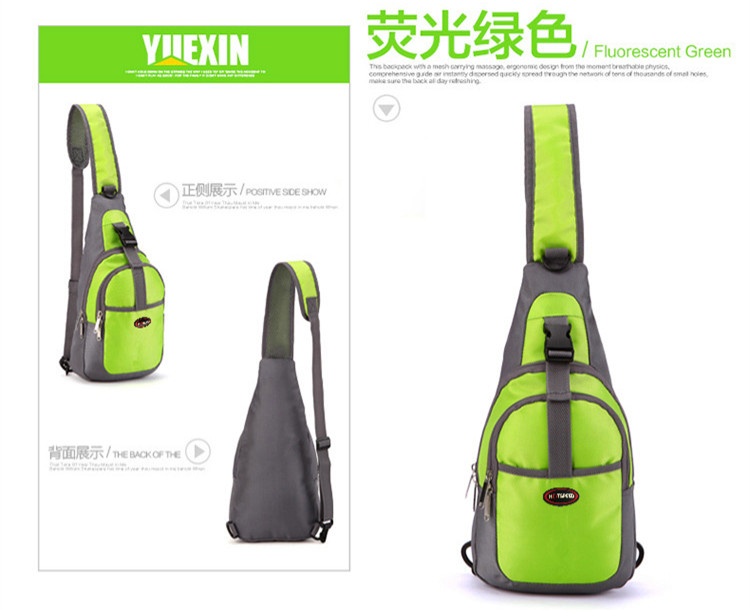 2015 nam nữ mới thể thao ngoài trời Messenger túi ngực Phiên bản Hàn Quốc của ba lô giản dị nóng bỏng Túi đeo vai chính hãng túi đeo chéo có khóa