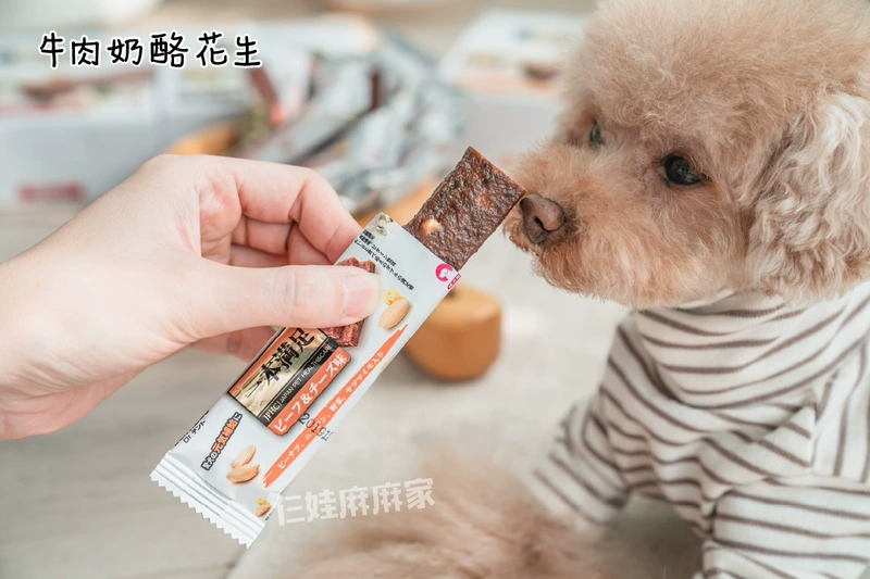 Sanwa Ma Ma Dante Doctor Dog Snack Thanh năng lượng Teddy Beauty Hair Snack Đào tạo Phần thưởng Thịt dải - Đồ ăn vặt cho chó