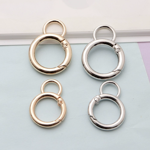 Крутящиеся кольцо, металлический брелок, сумка, плюшевые бретели с аксессуарами, популярно в интернете, DIY