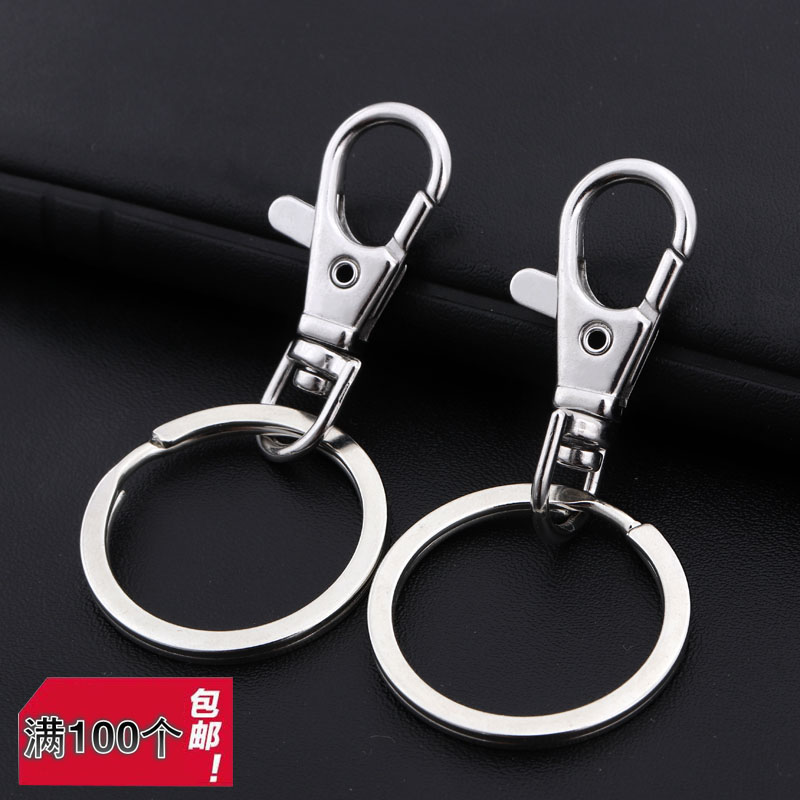 Good quality DIY accessories 38mm Dog Dog Hood KEY BUTTON HOOK LOBED LOBSTER BUTTON HANGING BUCKLE CRAB BUTTONED KEYRING CHAIN MELON BUTTON
