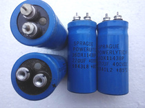 Disassembly of American SPRAGUE 36DX series 400V 270UF screw foot high voltage fever capacitor