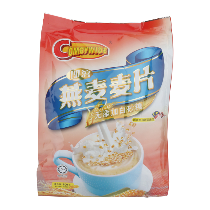 Malaysia COMBYWIDE Comparable Instant Oatmeal No Added White Sugar Brewed Breakfast 600g