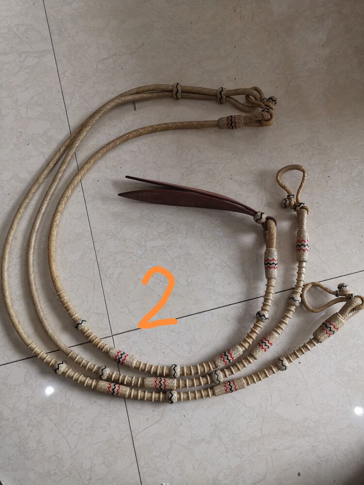 US Imports Big Brands Raw Cow Leather Weave Reins of Rope Horse Pat two-in-one western Changjiang Mater