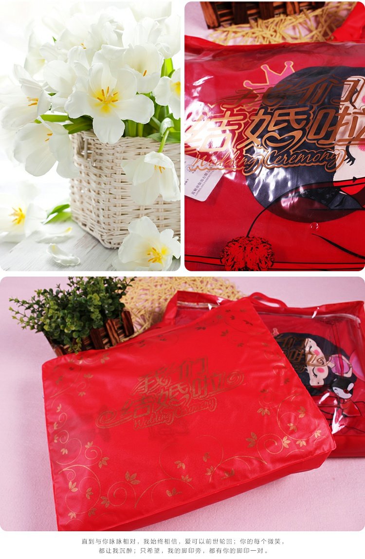 Bộ đồ ngủ đôi mới cưới mùa thu đông 100% cotton dài tay phục vụ tại nhà phù hợp với đám cưới màu đỏ cưới nam và nữ đồ ngủ bộ đồ ngủ