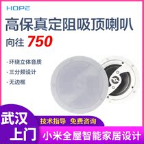 HOPE yearning for 750 home coaxial fixed top speaker background music sound ceiling ceiling