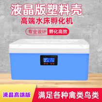 Plastic shell water bed incubator machine household parrot bird chicken duck goose Cole duck rutin chicken 20 pieces small 70 pieces