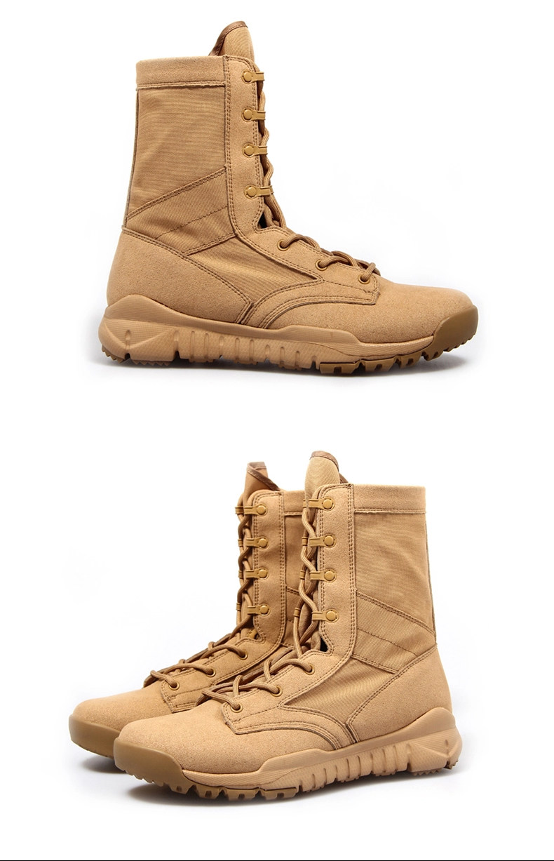 Bottes militaires pour homme - lumière - Ref 1397841 Image 5