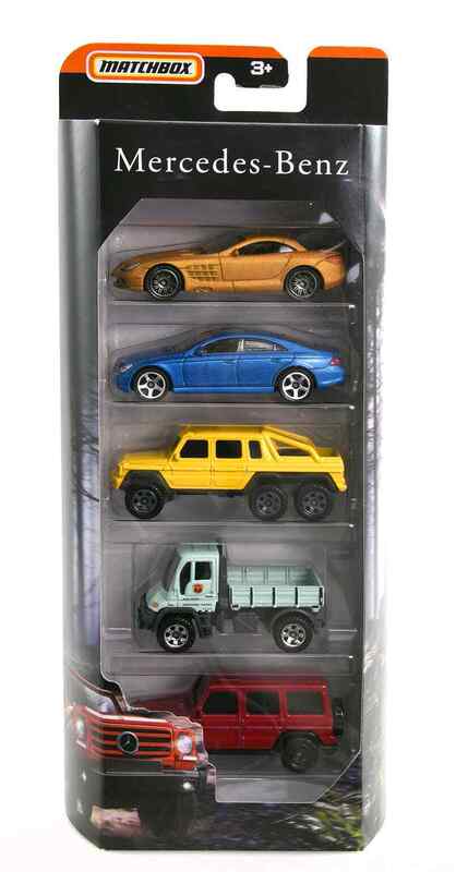 Matchbox Mercedes 5-Pack American Version Big g 6*6 Amg Mclaren Unibody Blister Pack 2019 K1186