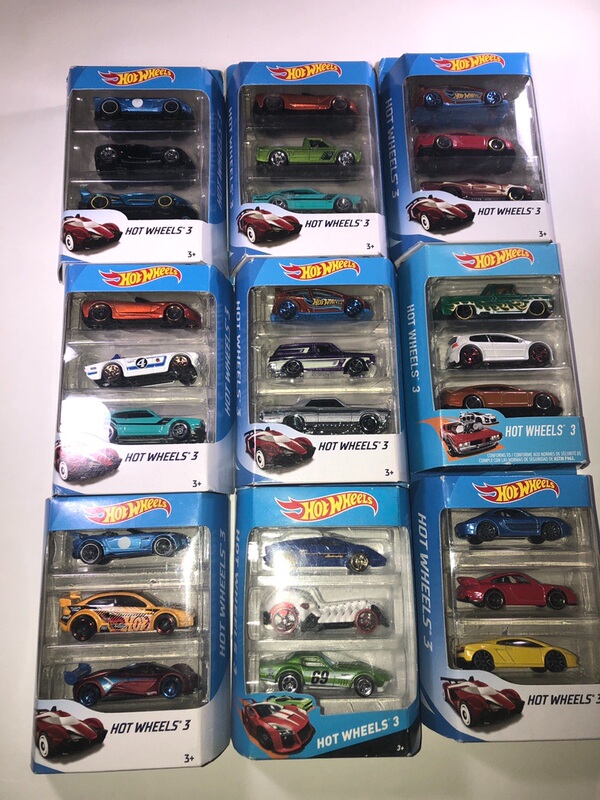 Buy Cars According to the Picture on Taobao - Hot Wheels 1:64 Car Model 3-Pack Us Version 950
