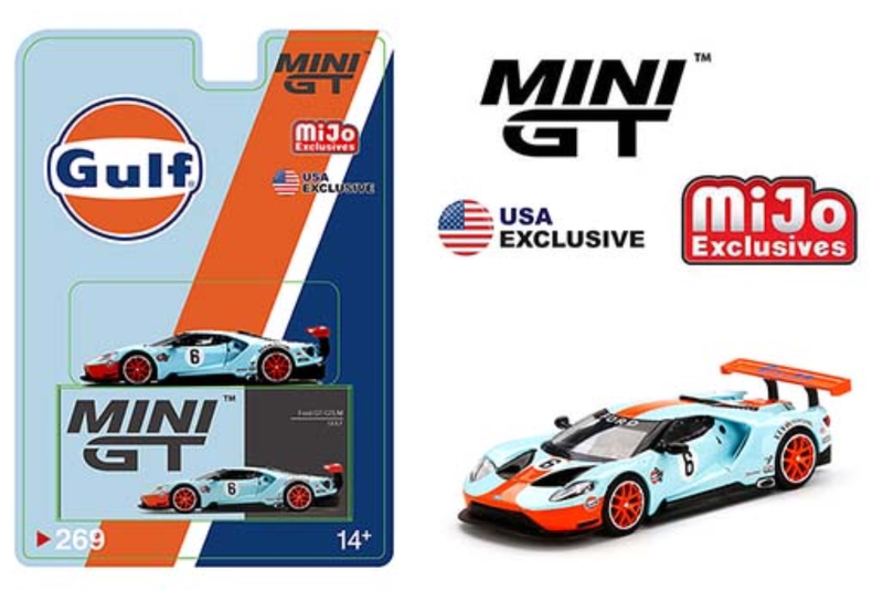 Mini Gt Ford Lm Gulf Oil American Version Mijo No. 269 Model 2022 Mijo K2029