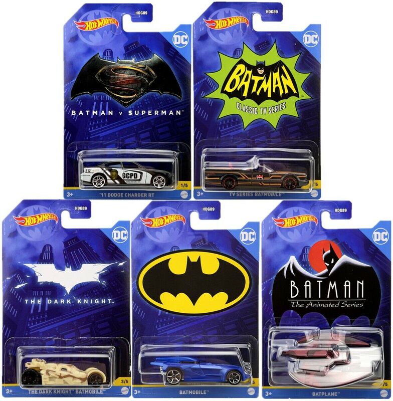 Hot Wheels Batman Police Car Batmobile Airplane Special Edition Us Version 2022 K2024, K2068