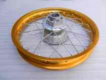 Jinan light riding Tibetan mastiff generation original plant QM200GY Warring rear wheel hub assembly shaft head rim aluminium alloy new