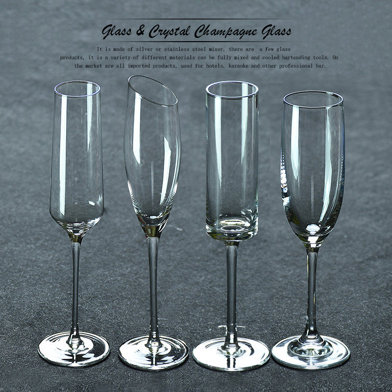 Lead-free crystal wedding wedding glass flute champagne glass goblet red wine glass set sparkling wine glass