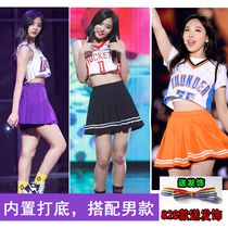 Korean womens group cheerleading costumes basketball baby cheerleading jazz dance costumes group suits