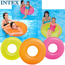  Swimming ring INTEX59262 adult men and women inflatable lifebuoy Increase childrens armpit ring sitting ring Adult swimming ring