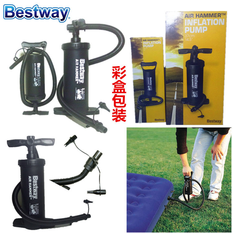 Swimming ring inflator manual cheering machine inflatable bed rubber dinghy canoeing multi-inflatable hole swimming ring inflator