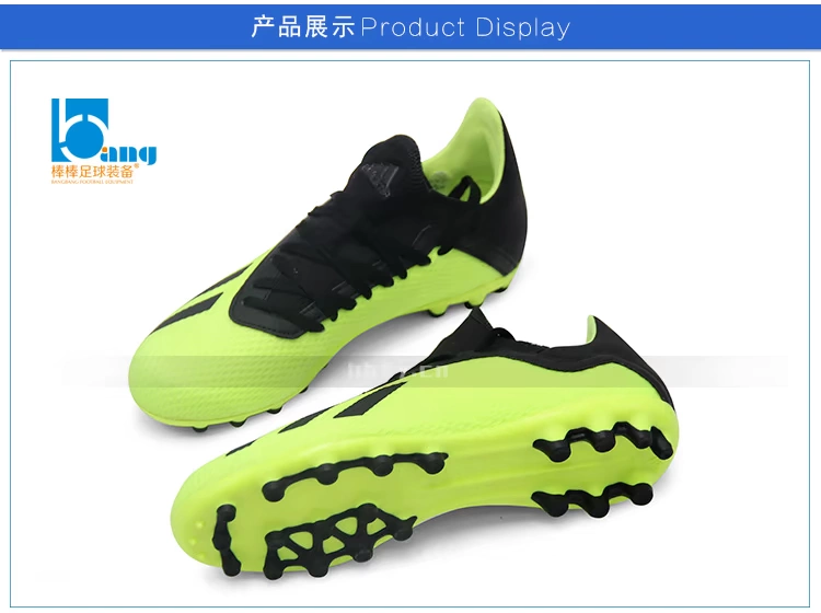 Bang Bang: giày đá bóng cỏ nhân tạo Adidas X 18.3 AG J chính hãng nam CG7168