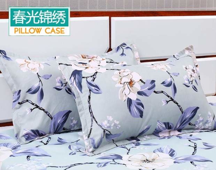 Một cặp gối đơn dài với vỏ gối mùa hè màu rắn. Cặp đôi siêu mềm hoạt hình 忱 bộ - Gối trường hợp gối tựa cổ