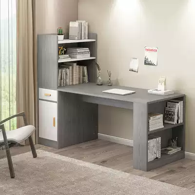Desk bookshelf combination table modern simple computer desk home student study table bedroom desk table