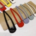 Hàn Quốc phụ kiện tóc Dongdaemun in lưới màu đỏ kẹp tóc màu cơ bản 掰掰 clip macaron bangs clip card - Phụ kiện tóc dây buộc tóc scrunchies cầu vồng Phụ kiện tóc