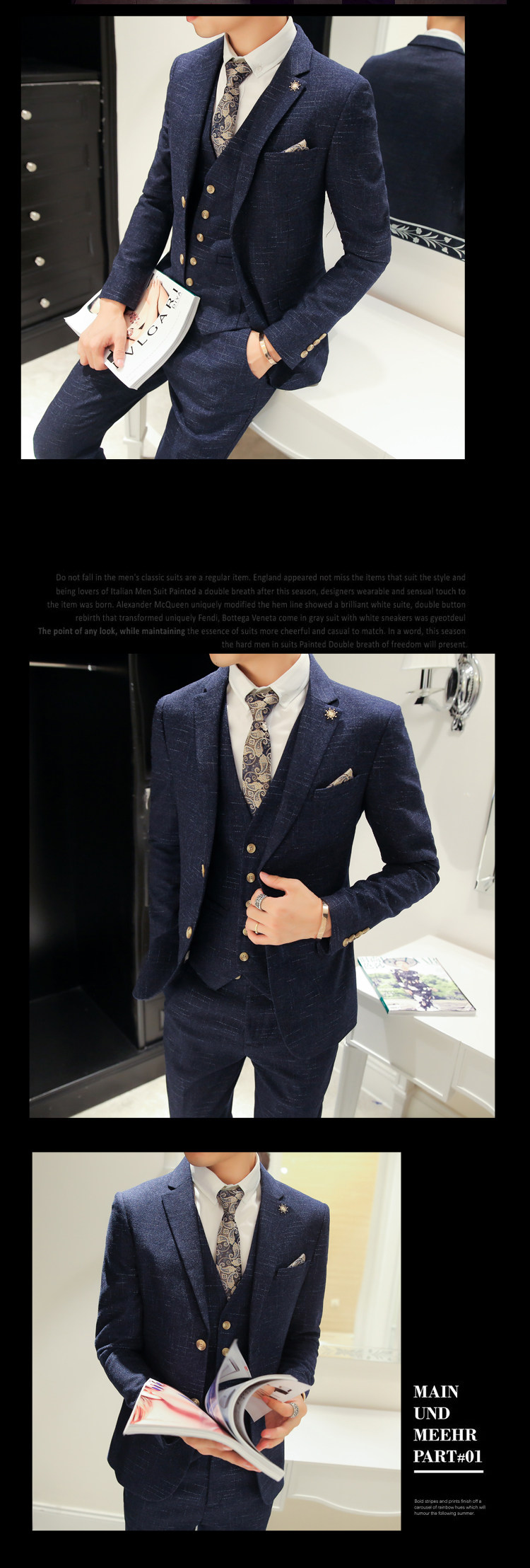 Costume homme pour Quatre saisons - Ref 1578566 Image 19