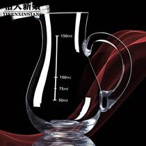 Thickened with scale liquor wine wine dispenser decanter personality creative crystal glass wine flask home