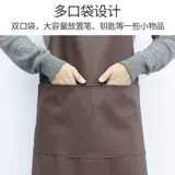 Водонепроницаемый длинный полиуретановый рабочий фартук для жирной кожи подходит для мужчин и женщин, увеличенная толщина