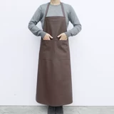 Водонепроницаемый длинный полиуретановый рабочий фартук для жирной кожи подходит для мужчин и женщин, увеличенная толщина