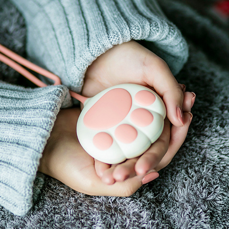 Cat Paw Warmer Hand Treasure portable cute electric warm creative mobile Warm Girlfriend Dual-use and Warm Girlfriend Carry-on