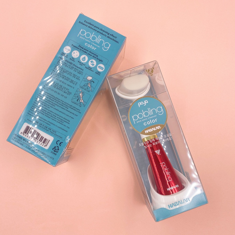 [Authentic Korean Product] Pobling Sixth Generation Electric Facial Cleansing Brush, Facial Cleansing Device for Removing Blackheads and Pore Cleaning, Waterproof