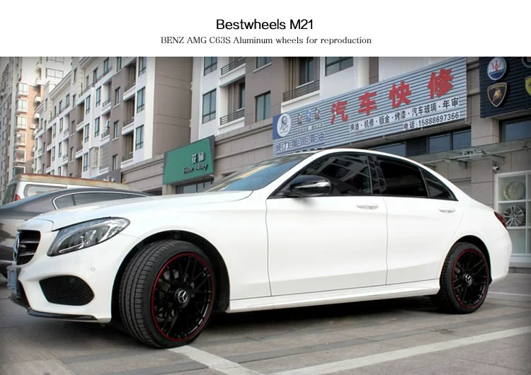 mâm xe oto Mâm rèn 17/18/19 inch sửa đổi cho Mercedes-Benz C coupe E260 CLA CLS AMG GLA mâm 14 inch 4 lỗ mâm 16 inch 4 lỗ