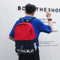 Fashion Trends School Bags Men And Women Canvas Youth Junior High School High School Students Street College Wind Double Shoulder Bag Japan-Japan Backpack