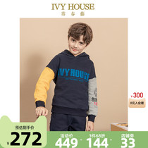 IVY HOUSE Ivy Ivy Childrens Clothing Boy Spring and Autumn New Sticking Color Color Cover for Long Sleeve