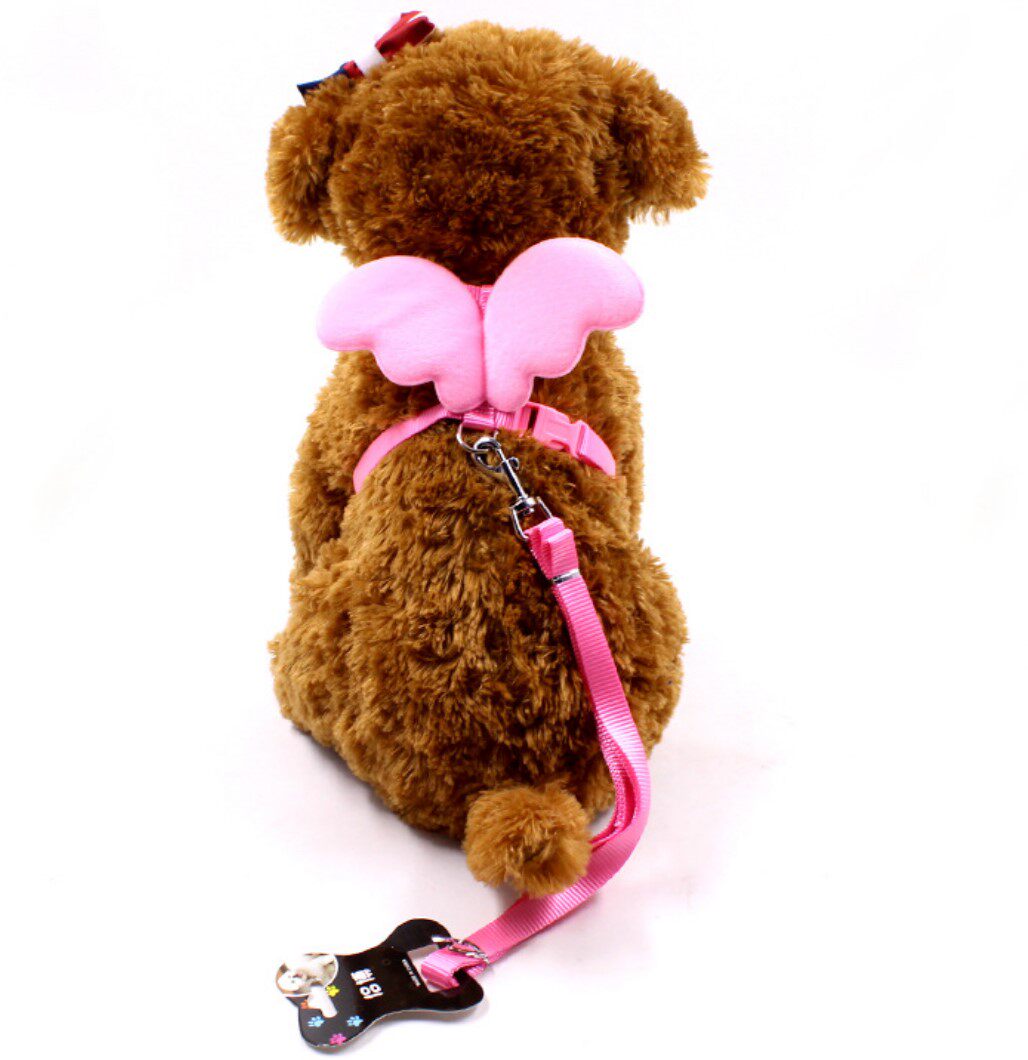 Nylon cat I-shaped traction rope adjustable chest and back pet supplies cat collar traction rope dog cat rope