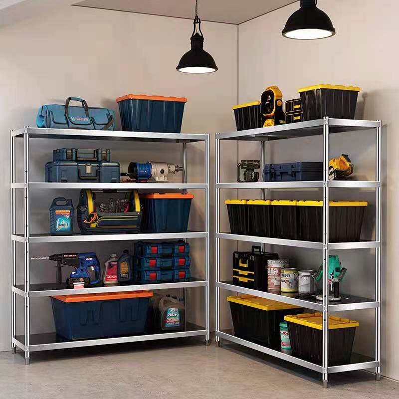 Stainless steel kitchen shelf floor-to-ceiling multi-function 35-layer shelf shelf household sundries storage pot shelf