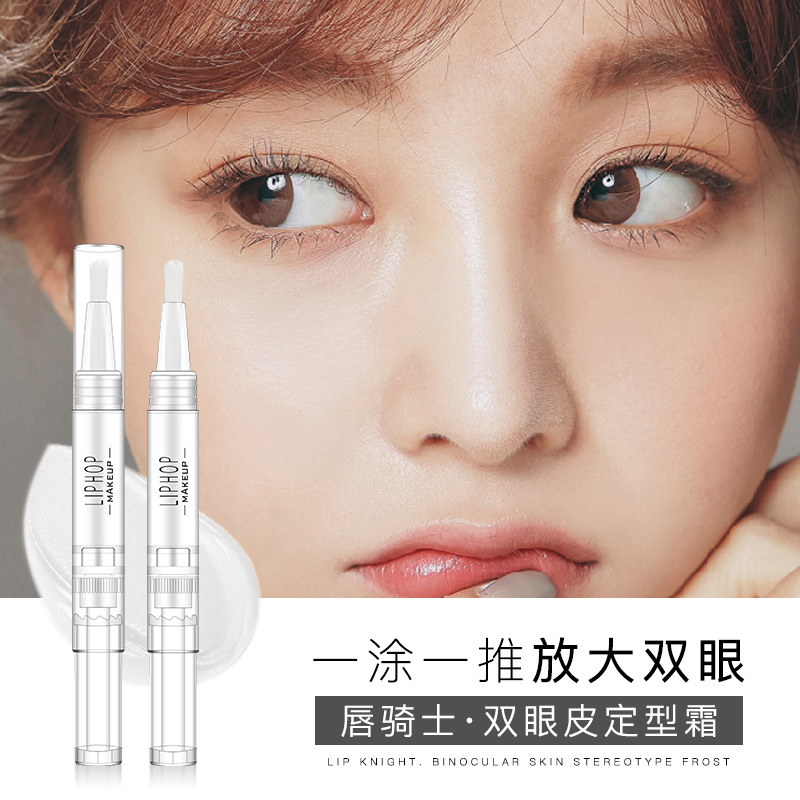 Color Makeup Lip Knight LIPHOP Natural Invisible Double Eyelid Leather Shaping Cream Large Eye Beauty Cream Lasting Big Eye Cream