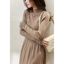 Mularsa method Knitted One-piece Dress Woman 2022 Spring new advanced senses stunning Dont make a base sweater dress