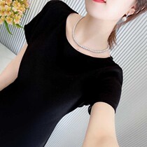 Mularsa Method Temperament Black Tandem Dress Woman 2022 Summer new body Slim Fashion minimalist dress