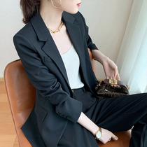 Mularsa Advanced Pituality Black Small Suit Jacket Woman 2021 Autumn Winter New Tailor-made Commute Professional West Suit