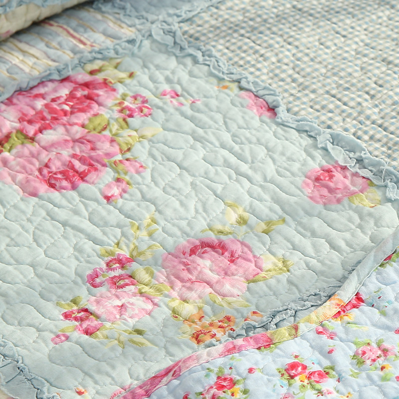 Cotton quilting được giặt bởi ba bộ mùa hè mát mẻ bởi điều hòa cotton là mùa xuân và mùa thu mùa hè đôi giường đơn pad đặc biệt các mẫu ga trải giường đẹp